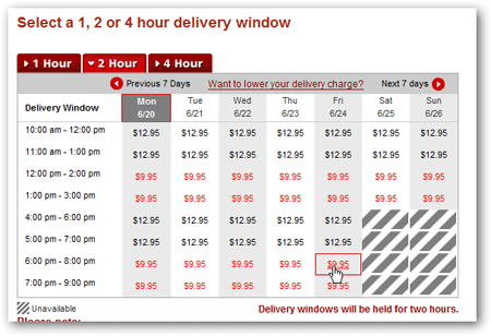 sacramento grocery delivery window