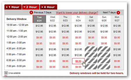 sacramento grocery delivery 2 hour window