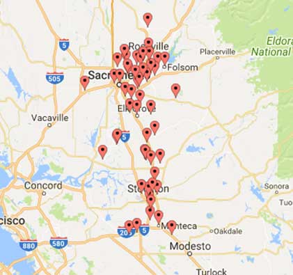 sacto service area map